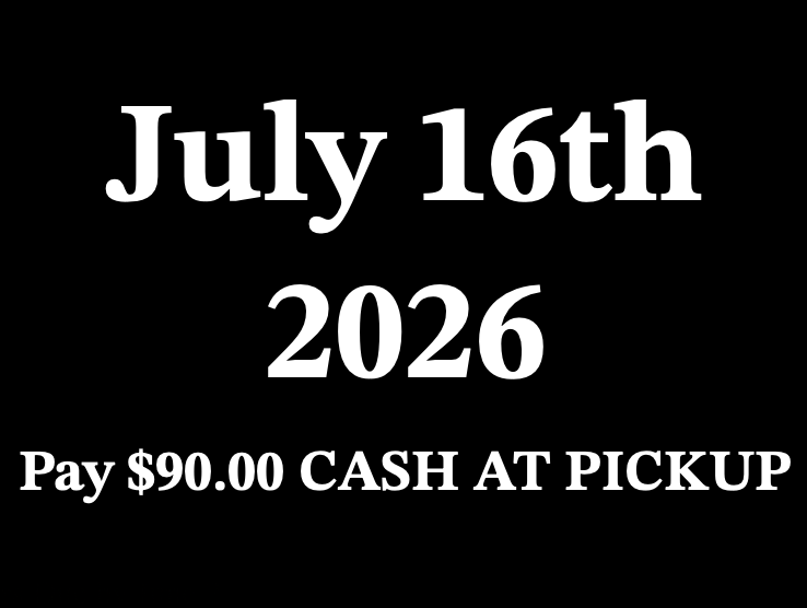 July 16th, 2026 Pre Order - One Tri Tip Meal. Pick Up Between 4-6pm.