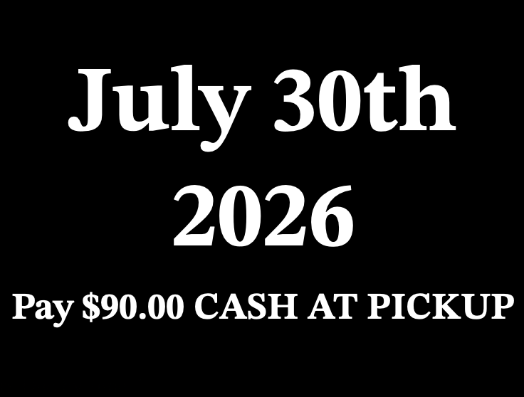 July 30, 2026 Pre Order - One Tri Tip Meal. Pick Up Between 4-6pm